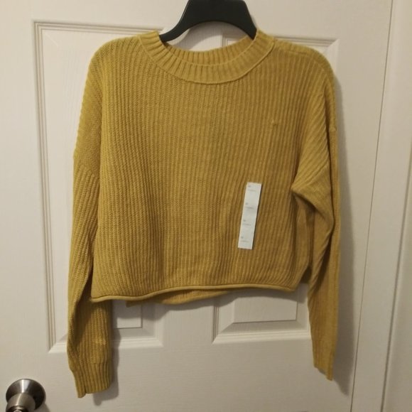 wild fable Sweaters - Wild Fable mustard yellow fall cropped sweater